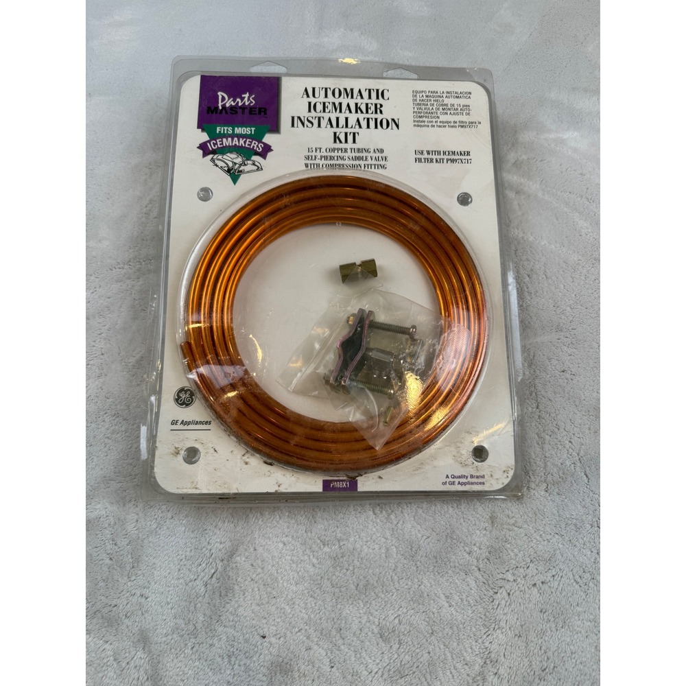 GE Parts Master PM8X1‎ Automatic Icemaker Installation Kit 15ft Copper Tubing